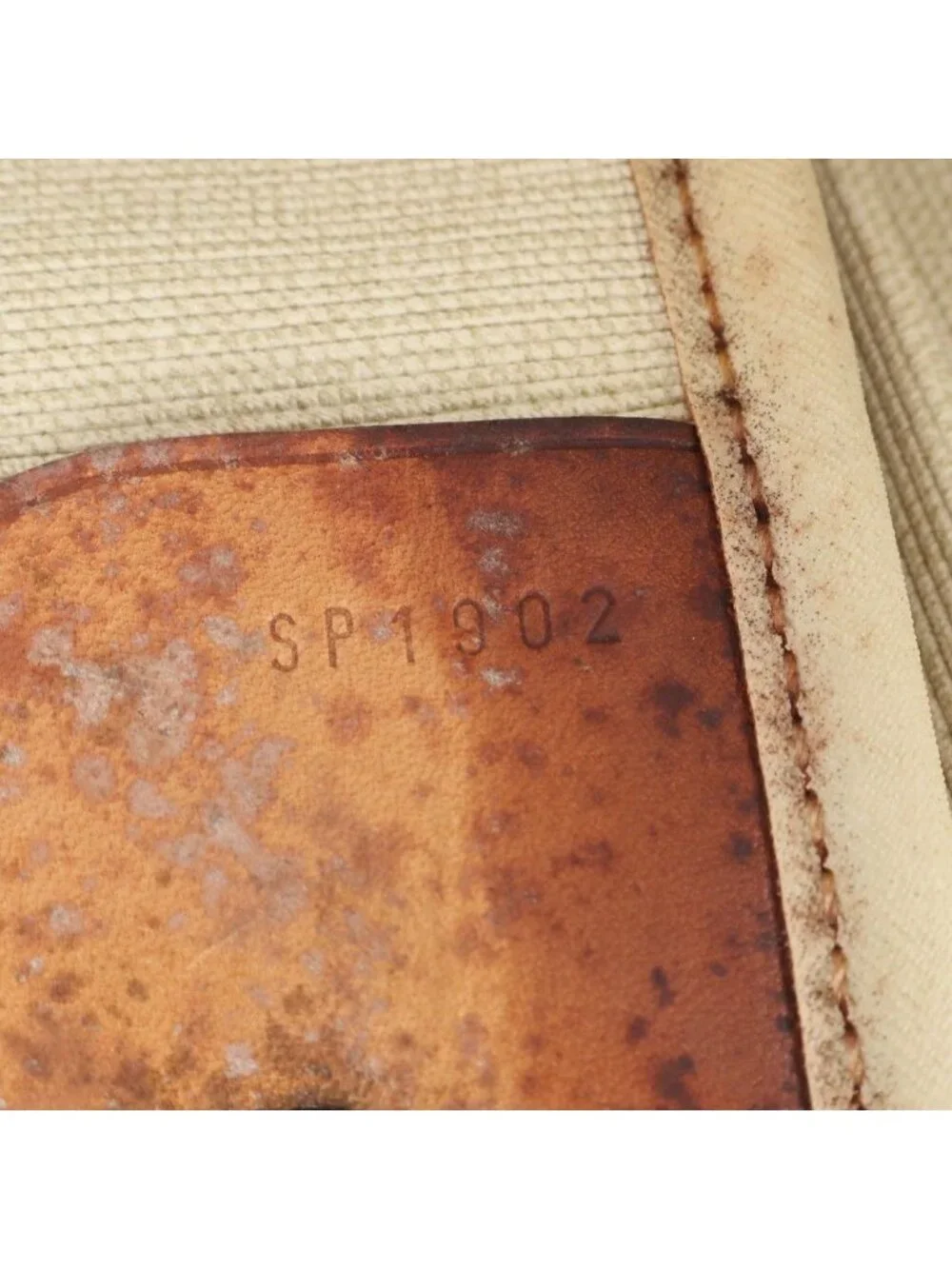 Louis Vuitton Monogram Sirius 60 Leather Boston Bag Tote Carry